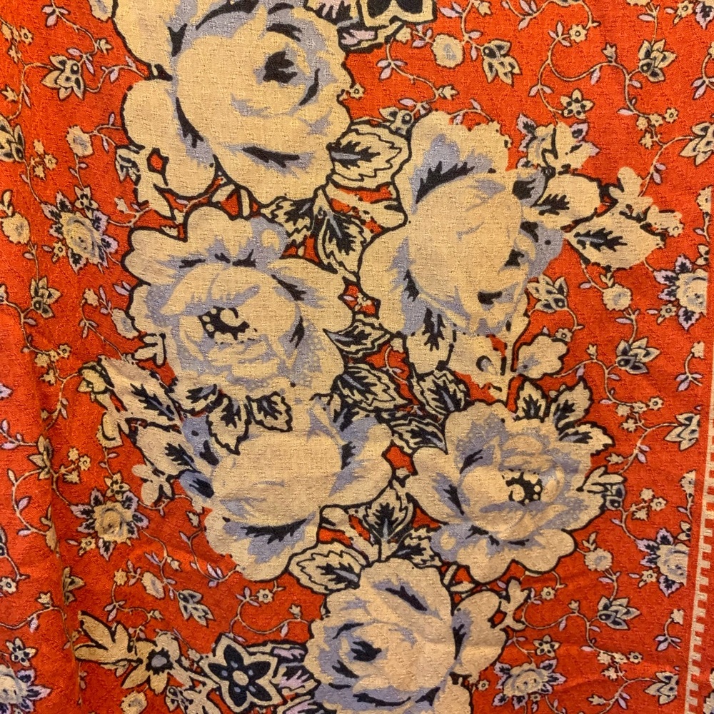 Orange Patterned UO Shift